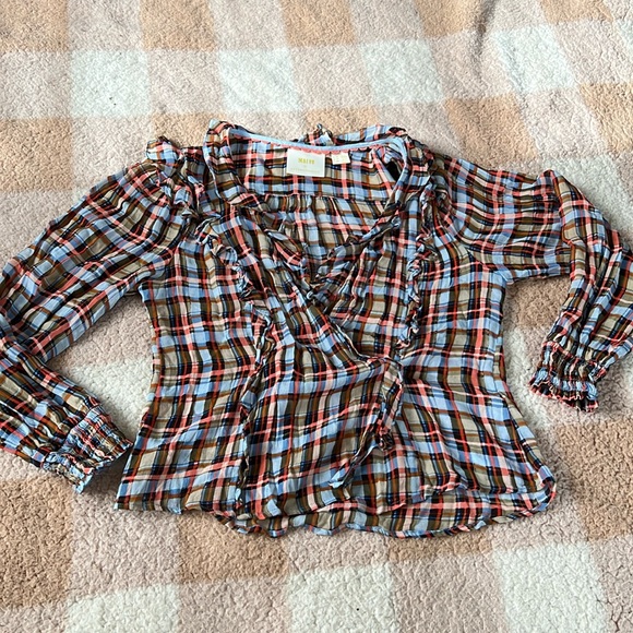 Maeve Tops - Maeve by Anthropology Laila Ruffled Blouse